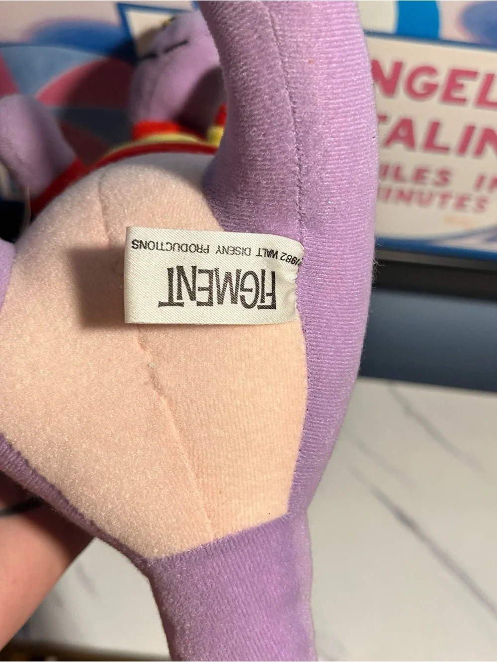 Disney world Vintage 1982 Figment Plush